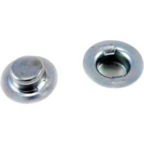 5/8" Push On Cap Nut - 5/8-inch Axle Cap Nut- Push On Cap Nuts - Axle Caps 5/8" - Wheel Retainers (4)