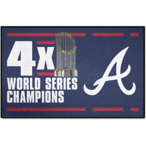 FANMATS 36015: Atlanta Braves Dynasty Starter Mat Accent Rug - 19in. x 30in.