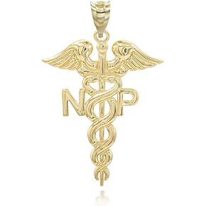 Certified 10k Gold Nurse Practitioner Pendant