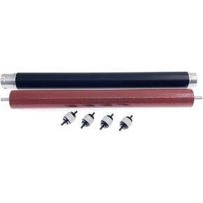 Heat Fuser Upper Roller + Lower Pressure Roller + 4piece Cleaner Pinch Roller Compatible for Brother HL-L8260 HL-L8360CDW HL-L9310 MFC-L8610 MFC-L8900 MFC-L9570