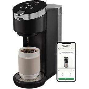 Instant Solo WIFI Connect Single Serve Coffee Maker, From the Makers of Instant Pot, Coffee Brewer, Includes Reusable Coffee Pod & Bold Setting, Brew 8 to 12oz., 40oz. Water Reservoir, Black