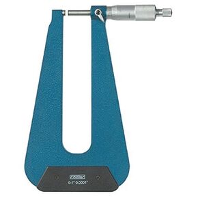 Fowler 52-517-612-1, Deep Throat Micrometer with 0-1" Measuring Range
