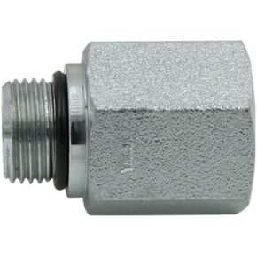 #4 SAE/ORB Male x 1/8" NPTF Female Straight Joiner/Connector Hydraulic Adapter Fitting (5-PACK) | 6405-04-02 in Kuwait