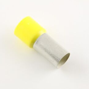 2/0 Ga. Yellow Insulated Ferrules, 0.83" Pin Lg. - (Pack of 10) in Saudi Arabia