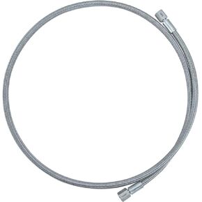 HFS(R) 1/4" Female SAE Stainless Steel Braided Hose 48" Length PTFE Liner 300PSI (48 inches)