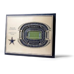 YouTheFan NFL 5-Layer StadiumView Wall Art