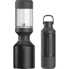 Beast Blender Tonal | Kitchen Countertop Design | Blend Smoothies and Shakes, Dressings, Sauces, Dips | Stainless Steel Bottle | Straw Cap and Straws Included | 1000W (Cloud White)