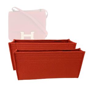 Zoomoni Bag Organizer for Hermes Constance 24 (Set of 2) Bag - Premium Felt Purse Handbag Insert Liner Shaper (Handmade) Soft Structure Support