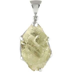 Starborn Rough Gemstone Sterling Silver Pendant - Large