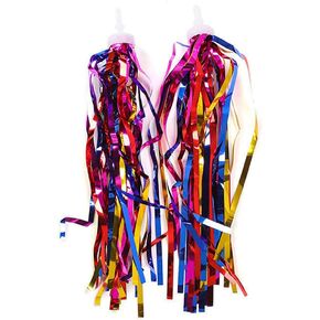 Teensery 5 Pairs Kid Bicycle Tassel Ribbon Children Scooter Bike Handlebar Streamer Baby Carrier Decoration Accessories