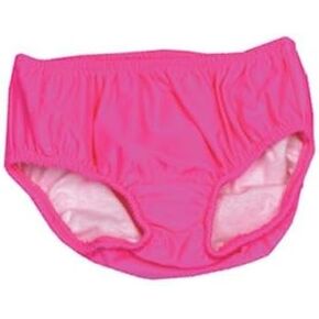 Adult Swim Diapers - Reusable Diaper for the Pool (L-Waist: 36-44; Leg: 21-27, Pink) by Swimsters