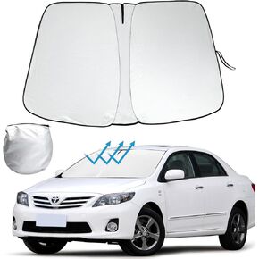 Car Windshield Sun Shade for Toyota Corolla 2009-2013 Accessories Sunshade Window Sun Visor Protector Foldable Blocks UV Rays Keep Your Car Cool