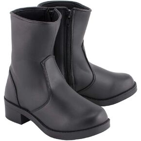 Milwaukee Leather Women's Premium Leather Classic Casual Fashion Biker Motorcycle Boots Collection |MBL