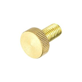 uxcell Knurled Thumb Screws, M8x40mm Flat Brass Bolts Grip Knobs Fasteners for PC, Electronic, Mechanical