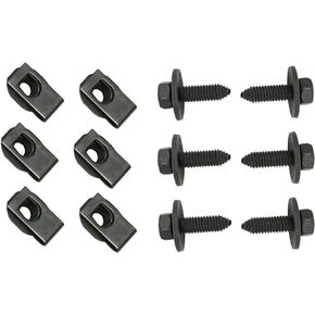 SEBLAFF 12Pcs Leaf Spring Bracket Mounting Kit Bolts J-Clips Replacement for Camaro Firebird Nova 1967-1981