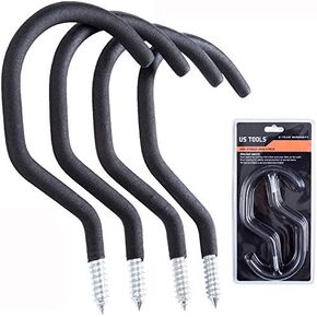 Hooks Storage/Garage Hook Bike Hanger Bike Rack- Pack of 4 Bike Mount Hook Easy off Holder Wall Hooks for Bikes