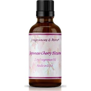 عطور وأكثر - زيت عطري بزهر الكرز الياباني لصنع الشموع 2 أونصة. (60 مل) روائح الشموع لصنع الشموع. زيت معطر للمنزل. الزيوت العطرية لصناعة الصابون. الزيوت العطرية. in Kuwait