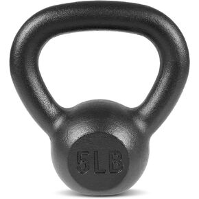 ProsourceFit Fit Solid Cast Iron Kettlebells Weights for Full Body Workout