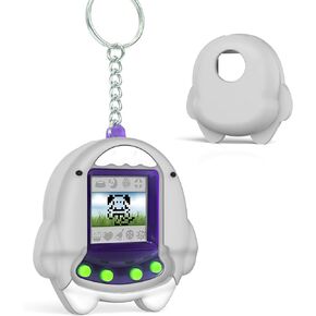 حافظة لطيفة متوافقة مع Giga Pets، حافظة تصميم نمط سمكة قرش ثلاثية الأبعاد لطيفة ومضحكة، غطاء حماية ناعم من السيليكون للحيوانات الأليفة Giga Pets للأطفال