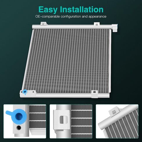 SCITOO A/C Condenser Compatible with 1996-2000 for Honda Civic AC4730 CU4730 in Saudi Arabia