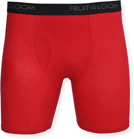 Fruit of the Loom Men's Cotton Performance Boxer Briefs (12 Pack) in Saudi Arabia