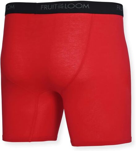 Fruit of the Loom Men's Cotton Performance Boxer Briefs (12 Pack) in Saudi Arabia