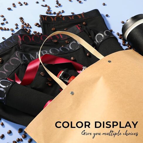 BAMBOO COOL Men’s Underwear Boxer Briefs 7-Pack Breathable and Soft with Fly Underwear for Men in Kuwait