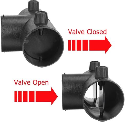 60 مللي متر مجاري الهواء تنفيس موصل منفذ T قطعة ورفرف Vavle لسخان Webasto in Kuwait