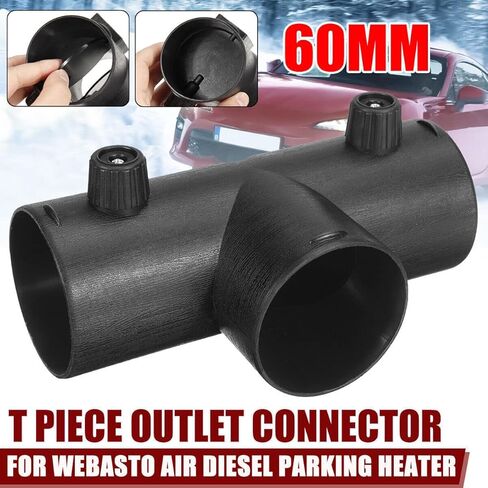 60 مللي متر مجاري الهواء تنفيس موصل منفذ T قطعة ورفرف Vavle لسخان Webasto in Kuwait