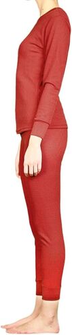LAVRA Women's Cotton Thermal Sets Waffle Long John Insulated Underwear Top & Pants Pajama in Saudi Arabia