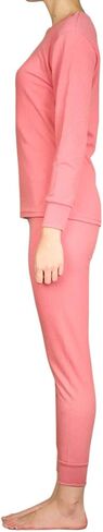LAVRA Women's Cotton Thermal Sets Waffle Long John Insulated Underwear Top & Pants Pajama in Saudi Arabia