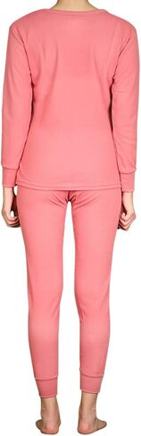 LAVRA Women's Cotton Thermal Sets Waffle Long John Insulated Underwear Top & Pants Pajama in Saudi Arabia