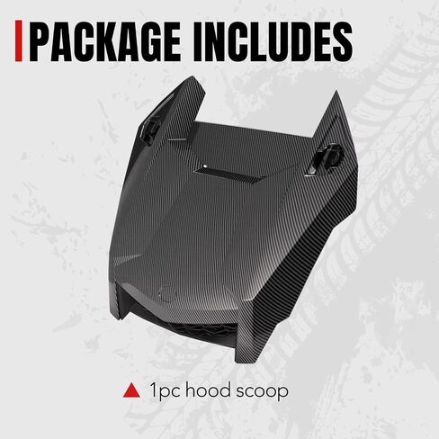مغرفة غطاء محرك السيارة A & UTV PRO Turbo لـ Polaris RZR XP 1000/ XP 4 1000/ TURBO XP 4 / TURBO S 2019-2023، ملحقات مجموعة مدخل الهواء بنمط ألياف الكربون، استبدال OEM # 5454429-632، قطعة واحدة in Saudi Arabia