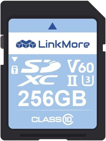 بطاقة LinkMore XV29 بسعة 256 جيجابايت SDXC UHS-II بطاقة SD UHS-II، C10، U3، V90، بطاقة SD للكاميرا الرقمية، تدعم الطائرة بدون طيار فيديو 4K 8K، بطاقات ذاكرة الكاميرا تصل إلى 250 ميجابايت/ثانية سرعة القراءة، 220 ميجابايت/ثانية سرعة الكتابة in Kuwait