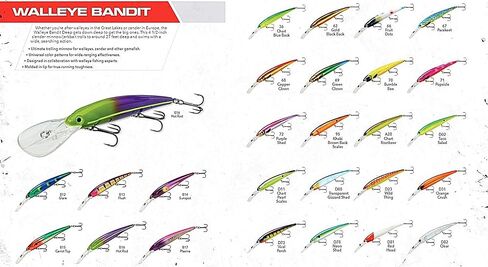 Bandit Walleye Shallow 4 3/4 inch Casting/Trolling Plug in Saudi Arabia