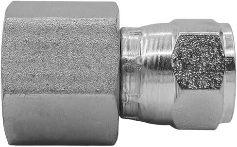 BEITERSTOE (2-PACK) 6506-06-06 تركيب محول خرطوم هيدروليكي 3/8 بوصة أنثى (3/8-18 NPTF) × 3/8 بوصة أنثى JIC 37 درجة دوارة (9/16-18 UNF) موصل وصلات الأنابيب المستقيمة الكربون الصلب in Kuwait