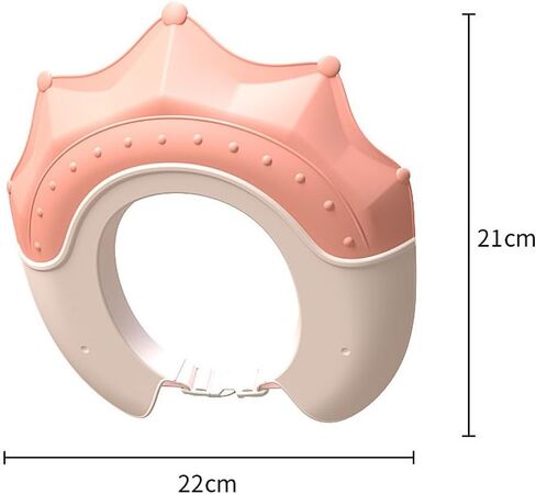 قبعة استحمام للأطفال، قناع استحمام للأطفال الصغار، قابل للتعديل، واقي لغسل شعر الطفل، درع حمام، قبعة للعيون والأذنين، حماية للرأس، شامبو استحمام، قبعة ناعمة للأطفال الصغار، الأطفال، الأطفال باللون الوردي in Kuwait