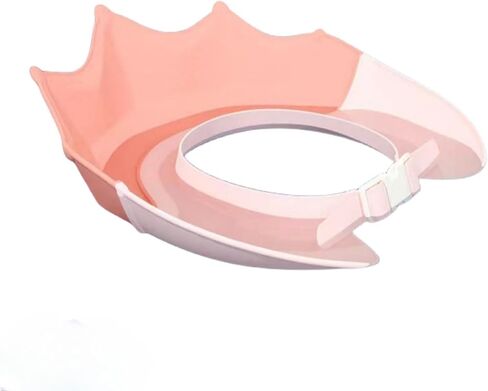 قبعة استحمام للأطفال، قناع استحمام للأطفال الصغار، قابل للتعديل، واقي لغسل شعر الطفل، درع حمام، قبعة للعيون والأذنين، حماية للرأس، شامبو استحمام، قبعة ناعمة للأطفال الصغار، الأطفال، الأطفال باللون الوردي in Kuwait