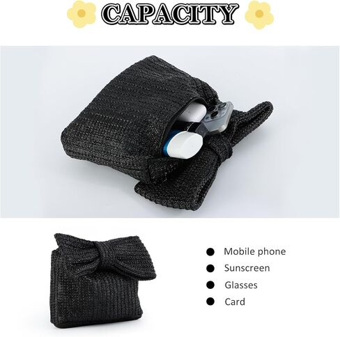 Lanpet القوس القش مخلب المحافظ للنساء الصيف حقيبة شاطئية عطلة المنسوجة Puese حقائب اليد لحفل زفاف رسمي in Kuwait