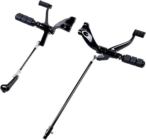 Astra Depot Black Forward Controls Kit for 1995-1997 2001-2003 Harley Sportster XL 883 1200 in Saudi Arabia