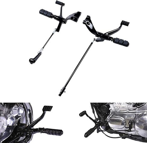 Astra Depot Black Forward Controls Kit for 1995-1997 2001-2003 Harley Sportster XL 883 1200 in Saudi Arabia