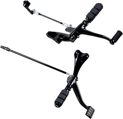 Astra Depot Black Forward Controls Kit for 1995-1997 2001-2003 Harley Sportster XL 883 1200 in Saudi Arabia