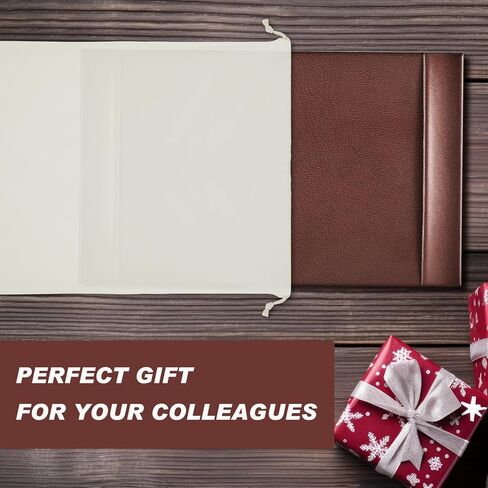 Saysurey Leather Desk Pad Protector 30" x 18" Leather Desk Blotter with Side Rails Executive Leather Desk Mat for Office Home Workplace Desktop Writing Surface Board (Brown) in Kuwait