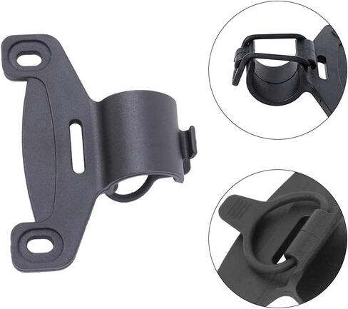 2 قطعة حامل مضخة الدراجة دراجة الدراجات مضخة الهواء مضخة الإطار حامل مضخة للدراجات الإطار شنت الأسود متوافق قوس كليب للدراجات الطريق والجبال in Kuwait