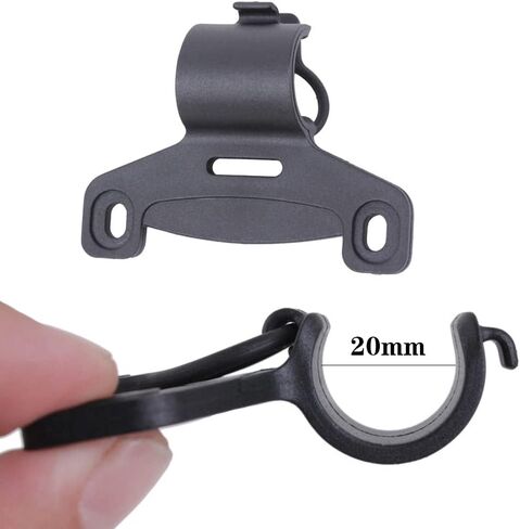 2 قطعة حامل مضخة الدراجة دراجة الدراجات مضخة الهواء مضخة الإطار حامل مضخة للدراجات الإطار شنت الأسود متوافق قوس كليب للدراجات الطريق والجبال in Kuwait