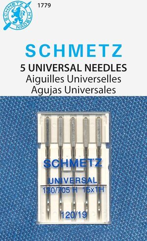 SCHMETZ Universal (130/705 H) Household Sewing Machine Needles - Carded - Size 120/19 in Saudi Arabia