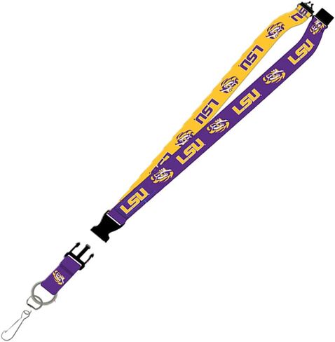NCAA Two-Tone Lanyard with breakaway safety clasp and easy-remove clip for keys or ticket holder in Saudi Arabia