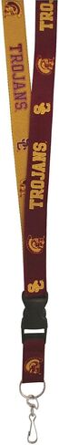 NCAA Two-Tone Lanyard with breakaway safety clasp and easy-remove clip for keys or ticket holder in Saudi Arabia