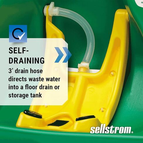 محطة غسيل العين Sellstrom - غسيل الطوارئ المحمول - معدات الإسعافات الأولية لموقع العمل - تلبي متطلبات ANSI in Kuwait