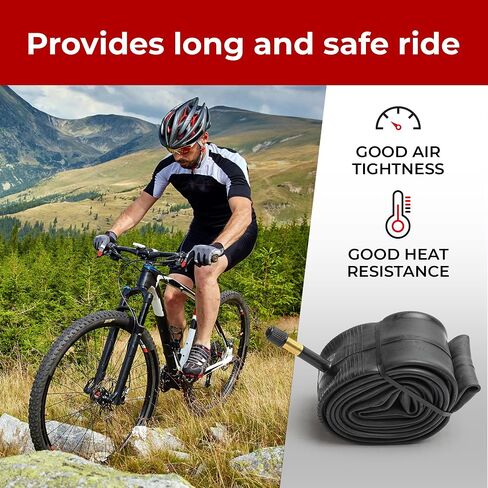 Fincci Pair 27.5 x 1.95-2.125 Inch Bike Inner Tubes 48mm Schrader Valve Inner Tube for Mountain MTB Road Hybrid Bicycle - Pack of 2 in Saudi Arabia